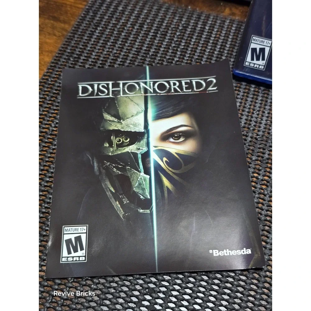 Dishonored 2 (Sony PlayStation 4, PS4 2016) CIB Complete Tested W/ Sticker Sheet